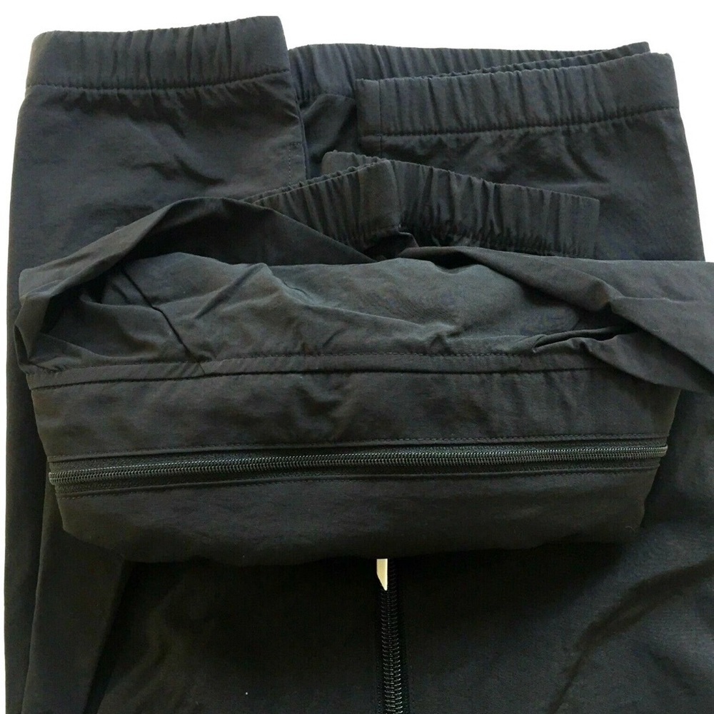 VS Pink Mockneck Anorak Zip Jacket Lightweight Coat Hooded Black L/XL - Picture 7 of 8